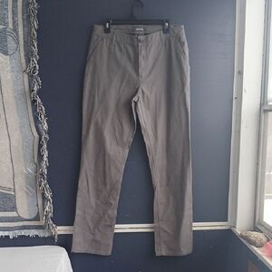 Kenneth Cole Reaction Men's Gray  Chinos Dress Pants Straight Leg 32/32